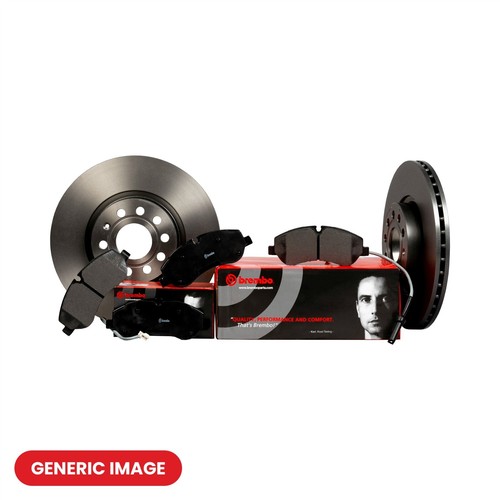 Front brake discs perforated - discs,