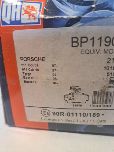 Quinton hazell brake pads - brake,