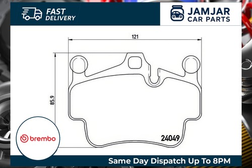 Brembo brake pad set front - brake,