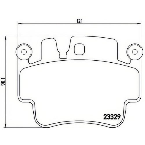 Brembo brake pad - set, front