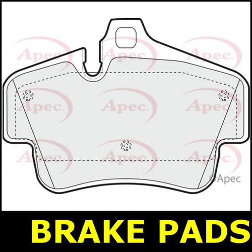 Brake pads rear for porsche - pads,