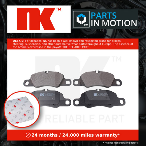 Brake pads set fits porsche - brake,
