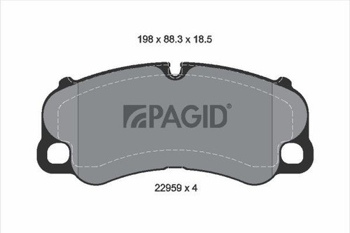 Brake pads set - pads,