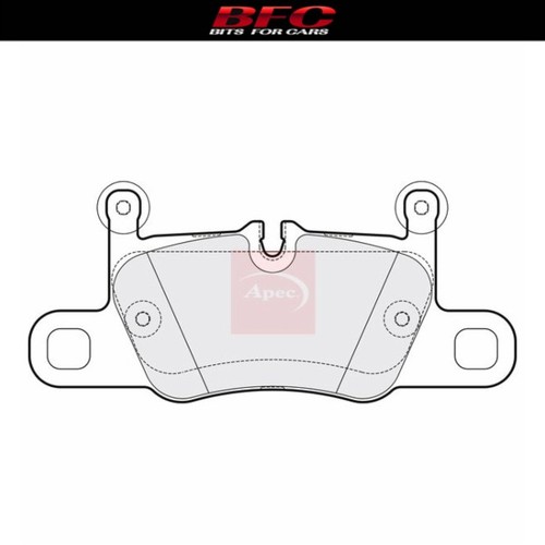 Rear brake pads apec - pads,