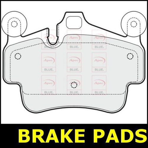 Brake pads rear - for, porsche