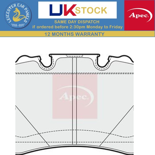 Apec brake pads - pads, for