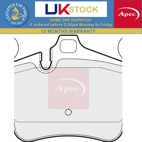 Apec brake pads set for - set,
