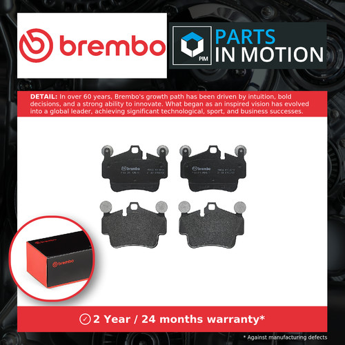 Brake pads set fits porsche - pads,