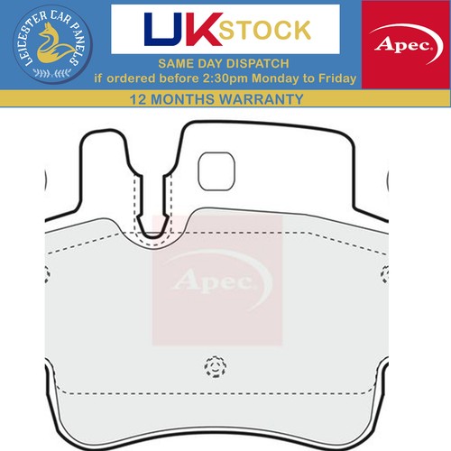 Apec brake pads set for - brake,