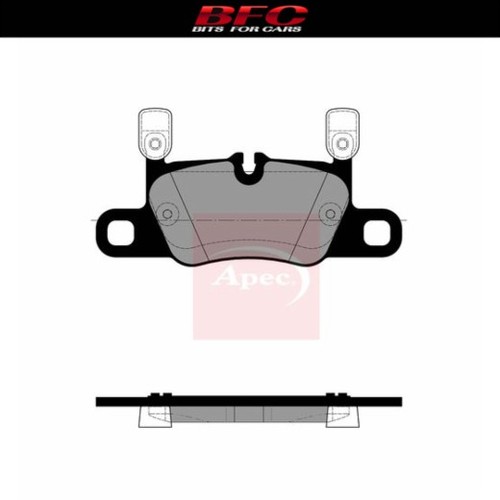Rear brake pads apec - rear, for