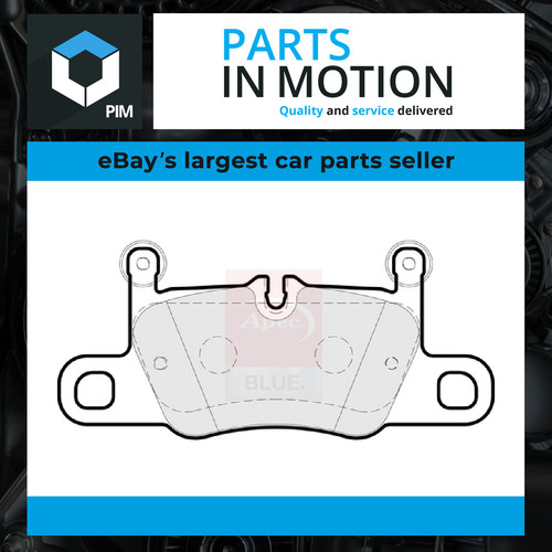Brake pads set fits porsche - set,